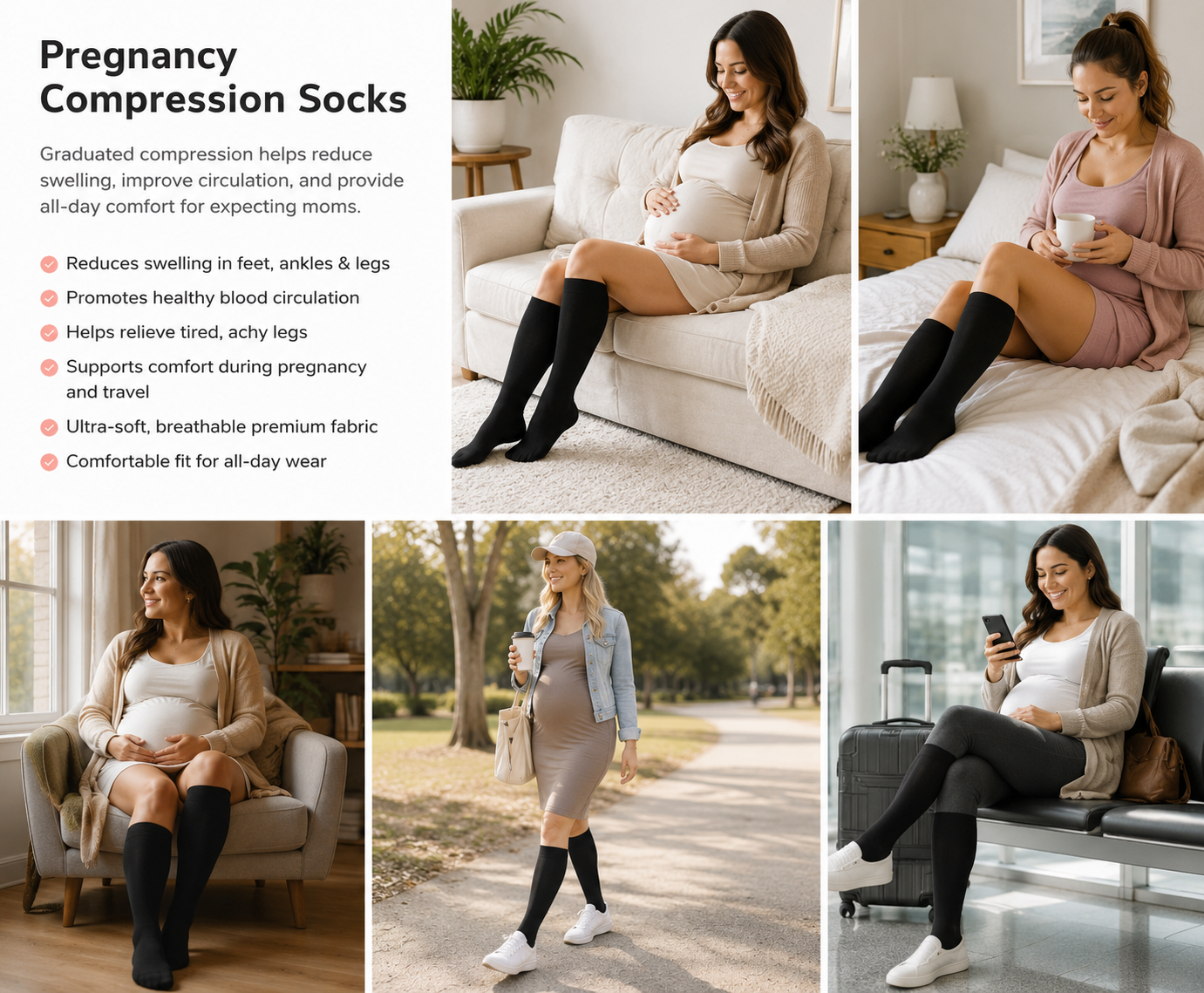 MamaBelt™ Pregnancy Compression Socks